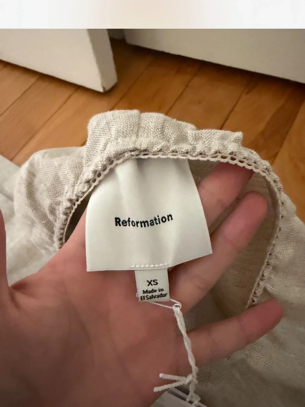 Reformation NWT Lilah Linen Pants